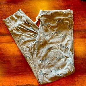J CREW | zebra print pajama pants | XS